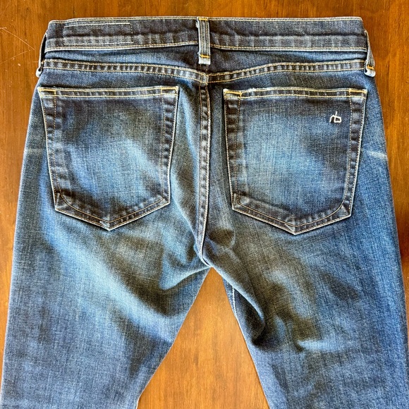 rag & bone The Dre Slim Boyfriend Jeans - Picture 12 of 14